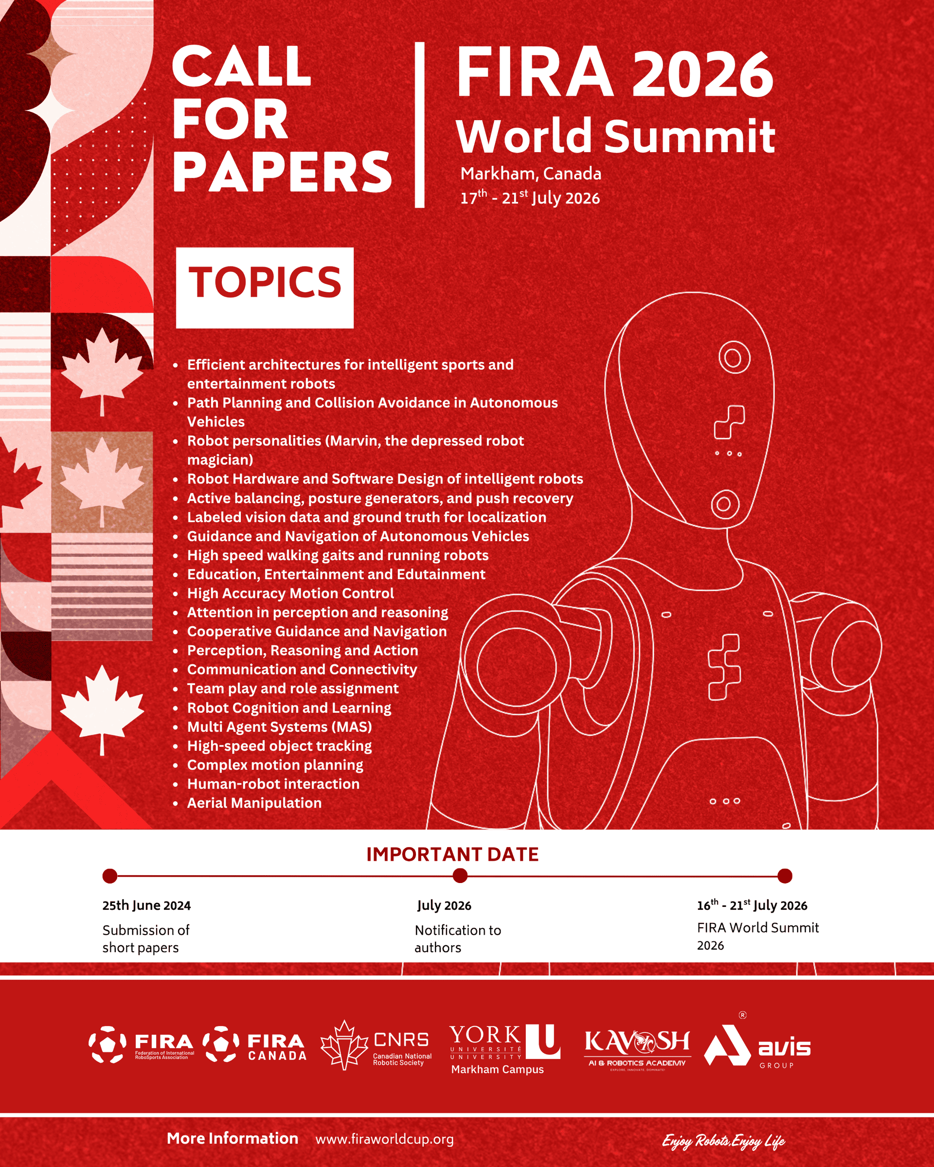 FIRA World Summit 2026 poster